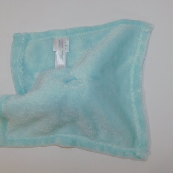 Nemcor Blue Aqua Gray plush Elephant Security blanket Baby lovey pink Flower - Picture 5 of 6